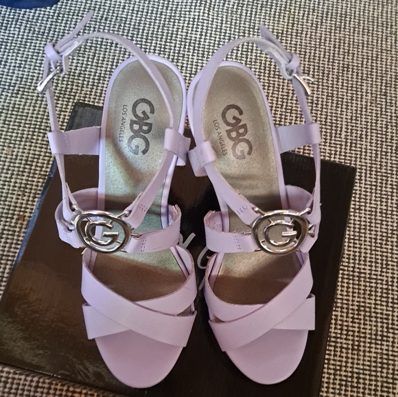 Lilac platform heels - Picture 5 of 6